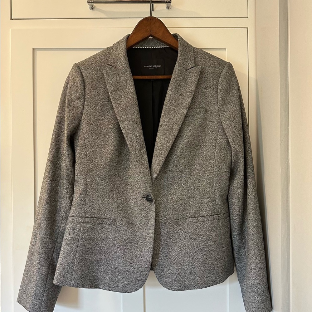 Banana Republic Gray Women's Blazer